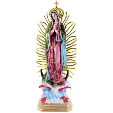 Vigen de Guadalupe (Lupita) + Esplendor 80 cm - Resina | Tienda Esotérica Changó