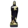 Figura Santa Muerte Manto Negro 20 cm - Escayola | Tienda Esotérica Changó