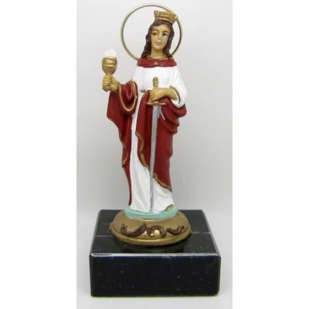 Santa Barbara 12 cm (Base Marmol) | Tienda Esotérica Changó