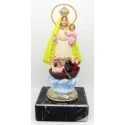 Virgen de la Caridad del Cobre (Manto Amarillo) 12 cm (Base Marmol) | Tienda Esotérica Changó