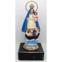 Virgen de la Caridad del Cobre (Manto Azul) 12 cm (Base Marmol) | Tienda Esotérica Changó