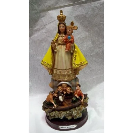 Virgen de la Caridad del Cobre 25 cm aprox. (Manto Amarillo) | Tienda Esotérica Changó