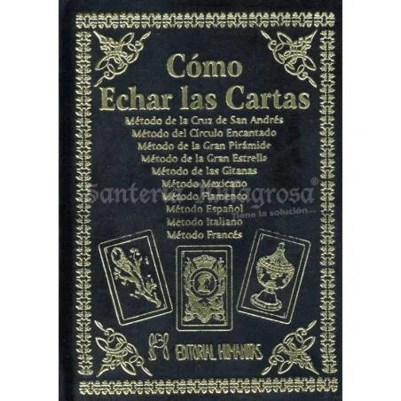 LIBRO Como Echar las Cartas (Bolsillo - Terciopelo) (Hmnitas) | Tienda Esotérica Changó