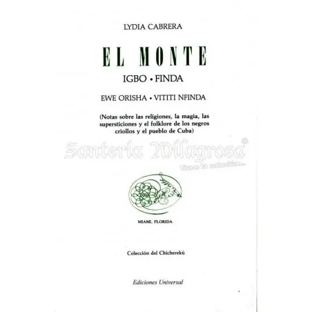 Monte (Igbo-Finda) (Lydia Cabrera)