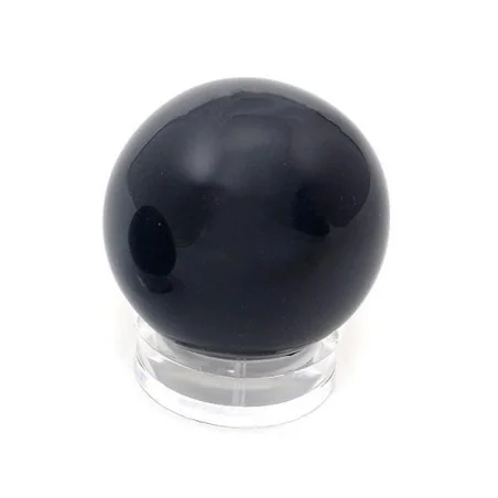 Mineral Bola Obsidiana Negra 40 a 50 mm