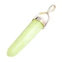 Colgante Mineral Punta Jade 3.5 a 4 cm aprox. (Engarce Plata) | Tienda Esotérica Changó