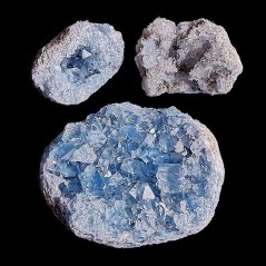 Mineral Drusa Celestina 1ª Calidad 150 a 300gr (Sin Base) (Ckilo) | Tienda Esotérica Changó