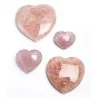 Mineral FORMA Corazon Cuarzo Rosa Madagascar (400 a 500 gr.) | Tienda Esotérica Changó