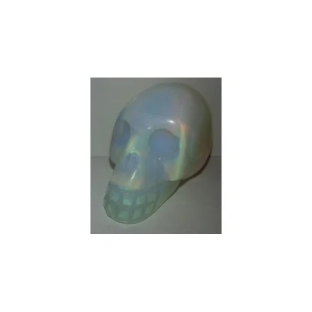 Mineral Forma Calavera Jade Blanco 3.5 x 2.5 cm | Tienda Esotérica Changó