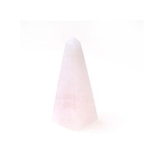 Mineral Obelisco Cuarzo Rosa 7 cm aprox (40 a 65 gr.) | Tienda Esotérica Changó