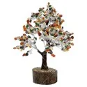 Arbol 7 Piedras (60 Piedras aprox) 12 cm (7 Potencias 7 Chakras) | Tienda Esotérica Changó