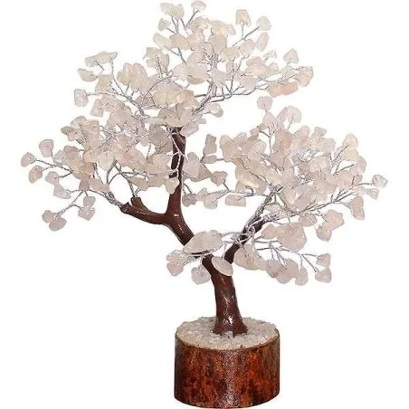 Arbol Cuarzo Rosa (60 Piedras aprox) 12 cm | Tienda Esotérica Changó