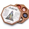 Set de Chakras (Caja Madera Octogonal) | Tienda Esotérica Changó