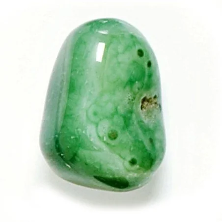 Mineral Gema Rodada Agata Verde 40 mm (1 UNIDAD)