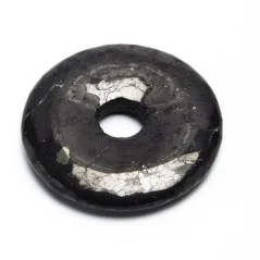 Mineral Shungita Donut 3 cm aprox. (Sin Cordon) | Tienda Esotérica Changó