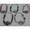 Pulsera Mano de Fatima Metal Decorada Bolas Colores | Tienda Esotérica Changó