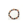 Pulsera Simil Cristal Ojo Turco Naranja (Contra Mal de Ojo) (Elastica) | Tienda Esotérica Changó