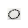 Pulsera Simil Cristal Ojo Turco Blanca (Contra Mal de Ojo) (Elastica) | Tienda Esotérica Changó