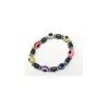 Pulsera Simil Cristal Ojo Turco con Hematite Multicolor (Contra Mal de Ojo) (Elastica) | Tienda Esotérica Changó