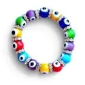 Pulsera Cristal Ojo Turco Multicolor con Zirconita (11 mm) | Tienda Esotérica Changó