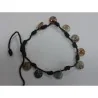 Pulsera Hilo Trenzado Motivos Santos (Marron) (Ajustable) | Tienda Esotérica Changó