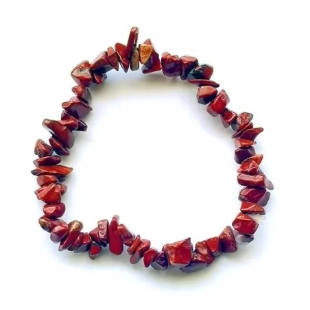 Pulsera Mineral Semipreciosa Jaspe Rojo Pasion (Elastica) | Tienda Esotérica Changó