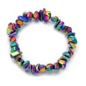 Pulsera Hematite Arcoiris (Semipreciosa Elastica) | Tienda Esotérica Changó