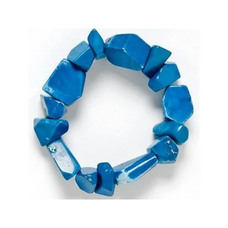 Pulsera Irregular Howlita Azul | Tienda Esotérica Changó