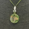 Collar Orgon Arbol de la Vida Verde (3,2 cm Ajustable) | Tienda Esotérica Changó