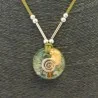 Collar Orgon Espiral Verde (3,2 cm Ajustable) | Tienda Esotérica Changó