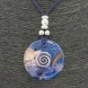 Collar Orgon Espiral Azul (3,7 cm Ajustable) | Tienda Esotérica Changó