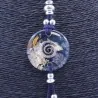 Collar Orgon Espiral Azul con Abalorios (3,7 cm Ajustable) | Tienda Esotérica Changó