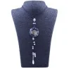 Collar Orgon Om Azul con Abalorios (3,7 cm Ajustable) | Tienda Esotérica Changó