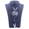 Collar Orgon Espiral Azul con Abalorios (5,4 cm Ajustable) | Tienda Esotérica Changó