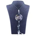 Collar Orgon Espiral Verde con Abalorios (5,4 cm Ajustable) | Tienda Esotérica Changó