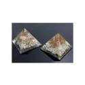 Orgon Piramide Cuarzo Cristal de Roca 9 x 9 cm | Tienda Esotérica Changó