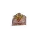 Orgon Piramide Cuarzo Rosa 7 x 7 cm | Tienda Esotérica Changó