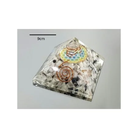 Orgon Piramide Turmalina Blanca 9.5 x 9.5 cm | Tienda Esotérica Changó