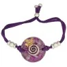 Pulsera Orgon Espiral Morada (3,2 cm Ajustable) | Tienda Esotérica Changó