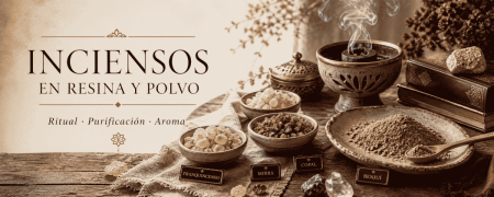 Inciensos en Resina y Polvo para Carbón