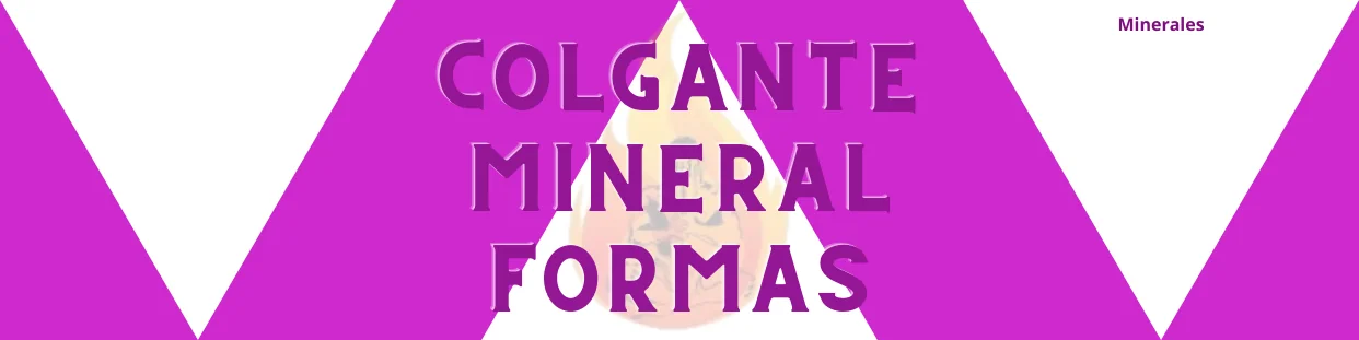 Colgante Mineral Formas