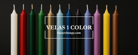 Velas de 1 Color para Rituales Esotéricos