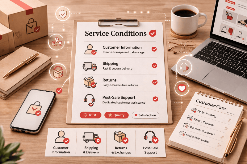 Condiciones de servicio Bazarchango