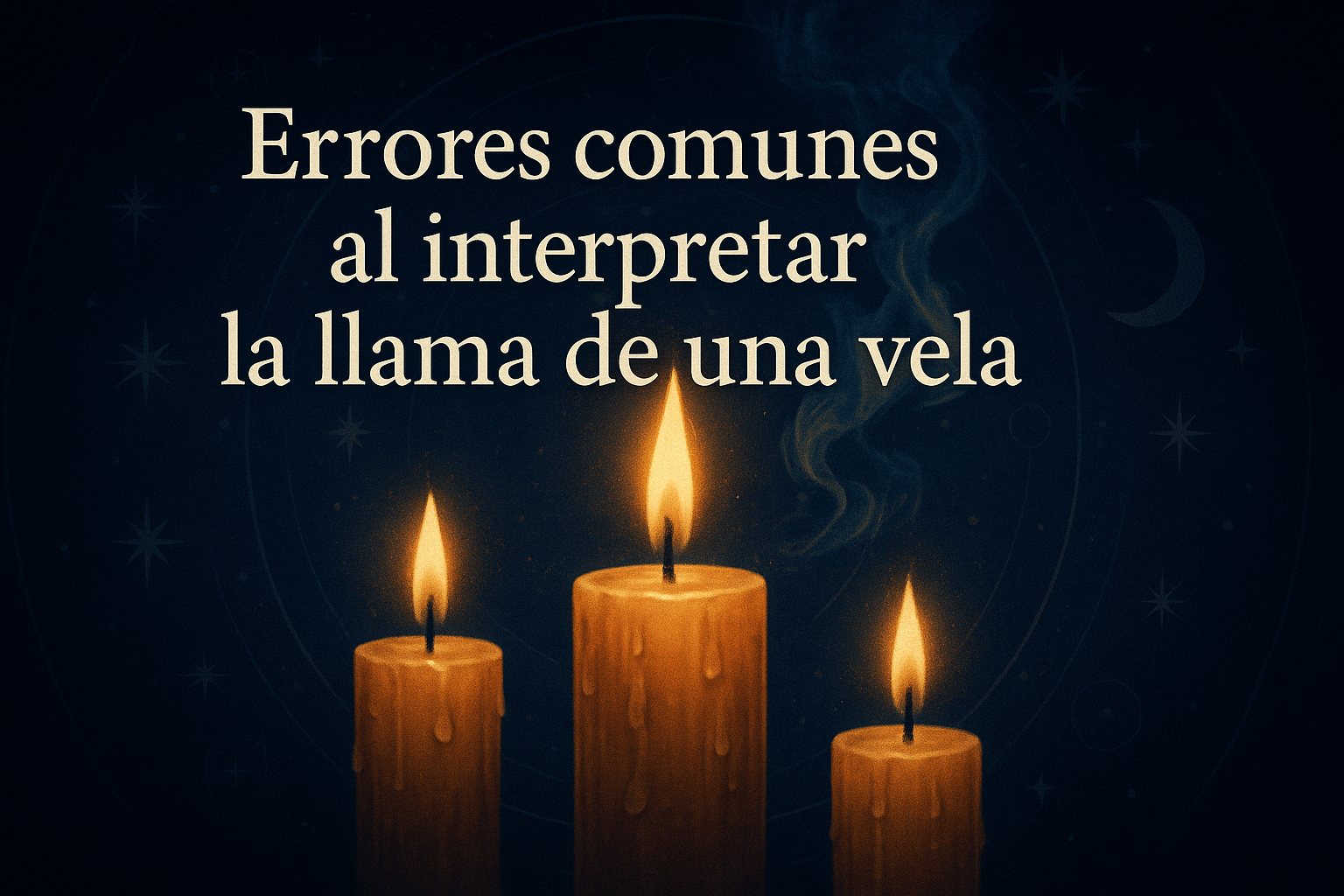 Errores comunes al interpretar la llama de una vela