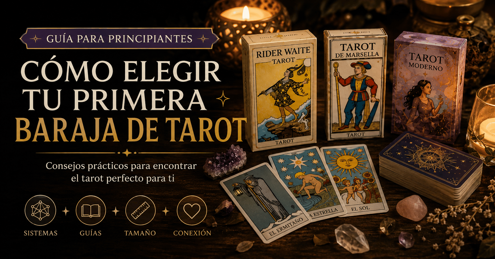Cómo elegir tu primera baraja de tarot: guía para principiantes